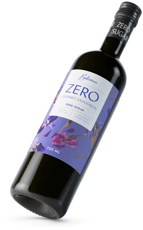 Zero Sugar Sauvignon red wine Bellissima